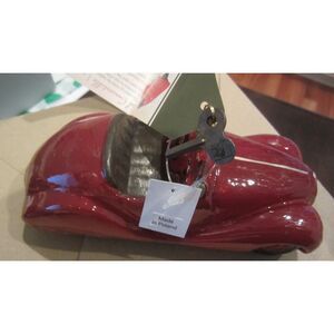 NEW IN BOX WEIHNACHTSZIERDE RED CONVERTIBLE GLASS CHRISTMAS ORNAMENT